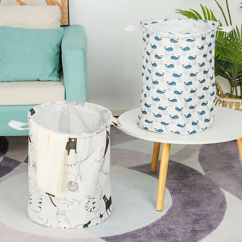 Waterproof Organizer Bucket Large Capacity Storage Home Dirty Laundry Basket