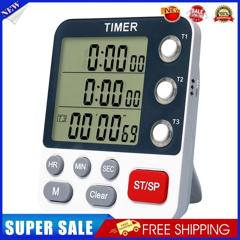 Magnetic Digital Timer Count Up Countdown Cooking Alarm Clock Kitchen Tools