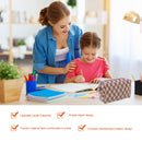 #A Portable Storage Supplies School College Office Stationery Organizer Makeup B