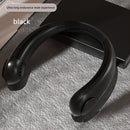Mini Neck Fan Bladeless USB Rechargeable Neck Air Cooler (Black 3000mAh)