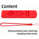 Remote Control Protector Case w/ Lanyard for Fire TV Stick 3rd Gen (Red)