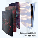 For PS5 Plastic Replacement Shell for PS 5 Game Console (Red) Newly
