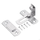 Stainless Steel Sliding Door Bolt Right Angle Home Safety Gate Bolt Lock Newly