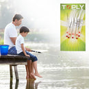 Fishing Hooks Jig Head 5 PCS Fish Head String Luminous Crappie U5H2 Sharp E4T8