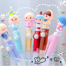 Signature Stationery Gifts Rotating pen Black Ink Gel Pens Cartoon Pencils