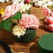 Green Round Wet Floral Foam Flower Arrangement Kit with Bowl for WeddingS NEU