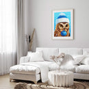 5D DIY Diamond Drawing Kits Full Round Drill Blue Christmas Ball Owl Wall Decor