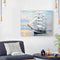 White Ship Colouring Oil Canvas Picture DIY Hand Painted Paint By Numbers Kit