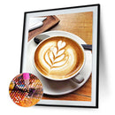 Diamond Painting Kit DIY Coffee Full Round Diamond Mosaic