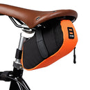 Reflective Bike Saddle Bag Bicycle Tail Rear Seat Cycling Pouch (Orange) Newly