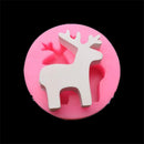Christmas DIY Crafts Silicone Mold Christmas Deer Soap Dye Sugarcraft Tools