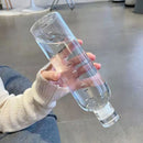 Leak-Proof Milk Juice Transparent Cup Drinking Bottle Travel Large Capacity
