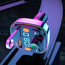 Car Bluetooth Compatible 5.0 FM Transmitter LED Display Car Accessory