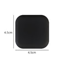 Punch Free Door Bumper Protector Self Adhesive Handle Square Pads (Black) Newly