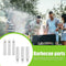 6 Sets Retractable Stainless Steel Grill Crossover Tube for Charbroil Nexgrill
