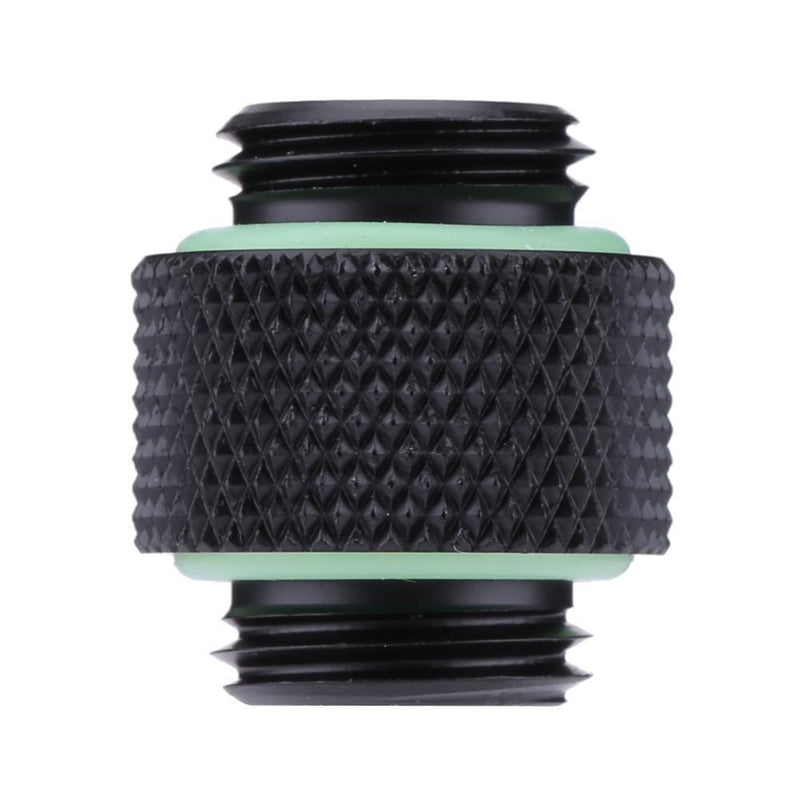 10mm G1/4 External Thread Hose Connector for PC Water Cooling(Black)