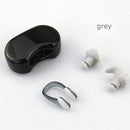 Soft Silicone Swimming Earplugs Nose Clip Set Soundproof Ear Plugs (Grey) Newly