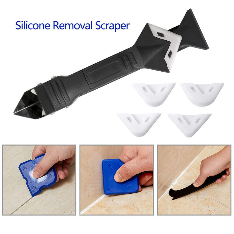 20 in 1 Caulk Nozzle Scraper Set Sealant Angle Scraper Grout Caulking Tools