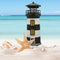 LED Lighthouse Solar Light Garden Outdoor Rotating Beacon Tower Lamp (A) Newly