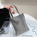 Rhinestone Handbag for Women Shiny Diamonds Shoulder Messenger Bag Chain Purses
