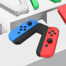 V Shape Grip Holder for NS/NS OLED Game Controller Handgrip Bracket (Black)