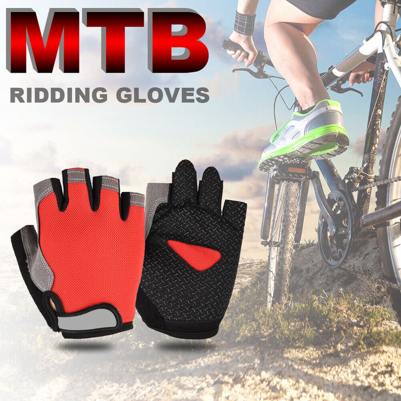 Cycling Gloves Half Finger Men Women Summer Sports Anti-slip Bike Bicycle G