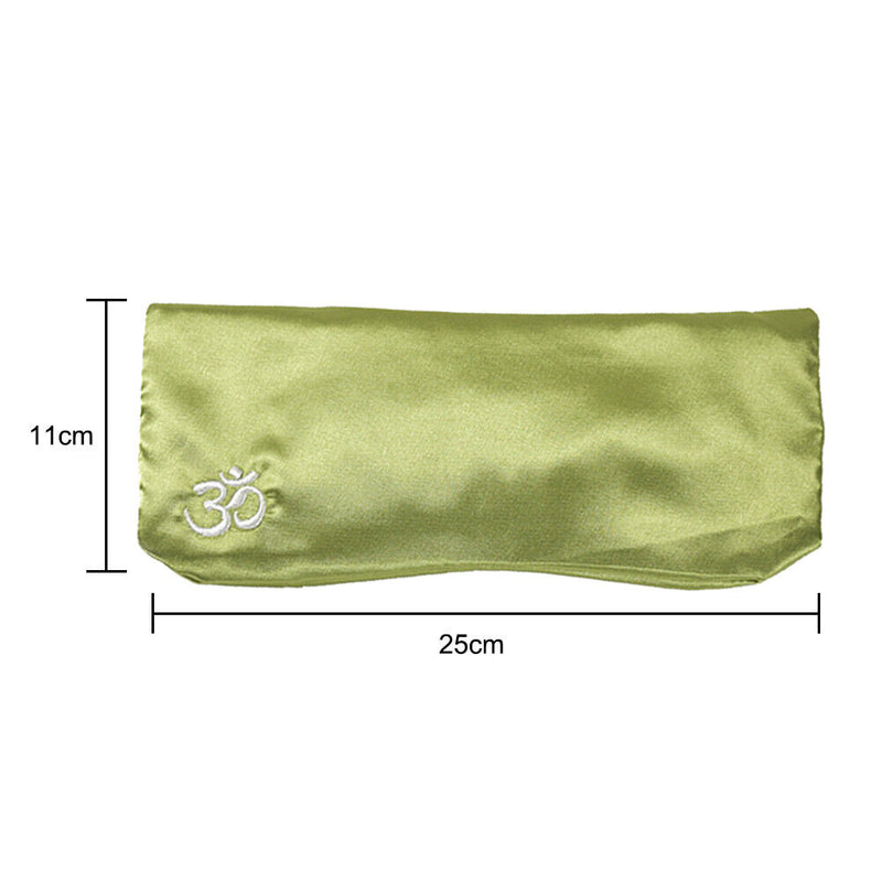 Yoga Eye Pillow Cassia Lavender Seed Relaxing Meditation Eye Masks (Green) Newly