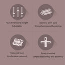 #A Soft Foam Wrap Yoga Sticks Humpback Correction Stick Stainless Steel Fitness