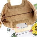 Women Classic Straw Handbag Summer Beach Sea Large Capacity Tote Shoulder Bag