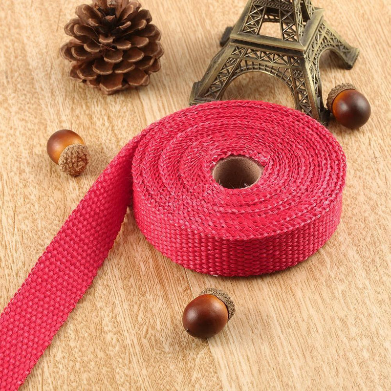 5m Thermal Exhaust Pipe Wrap Heat Resistant Cloth for Car Motorcycle (Red) Newly