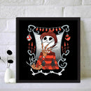 Full Round Drill Diamond Painting 5D Cartoon Skeleton Art Rhinestone Drawing