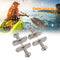 4pcs Threads Kayak Rail Track M6 Screws Nuts Stainless Steel Mounting Bolts