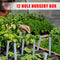 12 Cell Planting Seedlings Starter Trays for Indoor Outdoor Plants Garden Tools