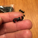 10pcs Bicycle Brake Gear Cable S Style Clips Hose Guide Line Hook (Black) Newly