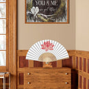 lotus Painting By Numbers Folding Fans Craft DIY Digital Painting On Canvas