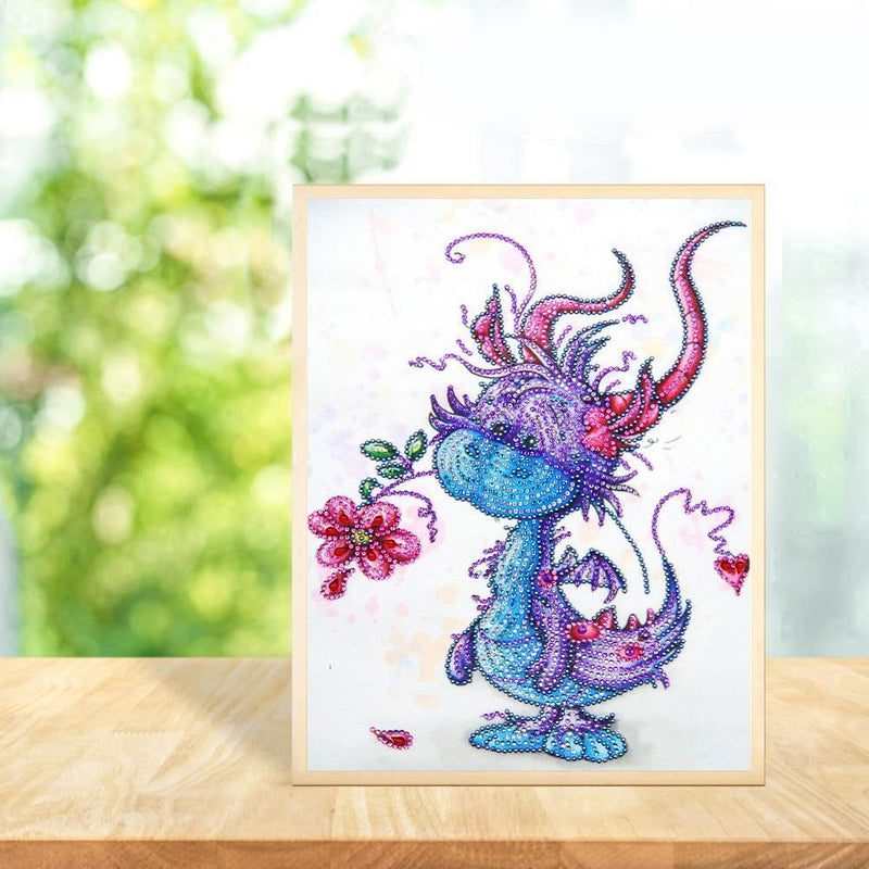 5D DIY Special Shaped Diamond Painting Dragon Cross Stitch Mosaic Home Decor Kit