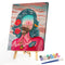 Flower Personification Oil Paint By Numbers Kit DIY Acrylic Painting on Canvas
