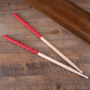 1 Pair Anti-slip 5A Music Band Maple Wood Oval Tip Drum Sticks (Red)