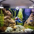 Aquarium Fish Tank Landscape Diver Underwater Water Aquatic Ornament (Blue)