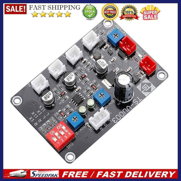Stereo Audio Digital VU Meter Driver Board Adjustable DB Level Amplifier Mo
