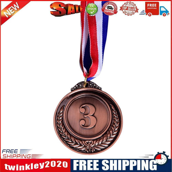 10pcs Children Award Medal Winner Reward Badge Outdoor Game Prize(Bronze 3)