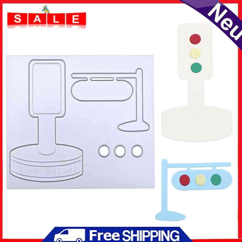 snowvirtuos red green yellow signal light DIY scrapbook craft embroidery cutting machine