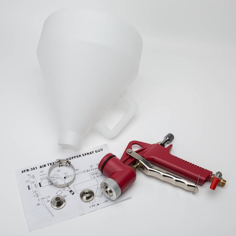 6000mL Air Hopper Spray Gun Paint Texture Drywall Wall Painting Sprayer