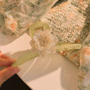Elegant Side Clip Camellia Catch Clip Shark Clip Strongly Fixed Headwear