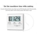 Kitchen Cooking Timers Count-Down Up Large LCD Digitals Loud Alarm Z Clock L4I0