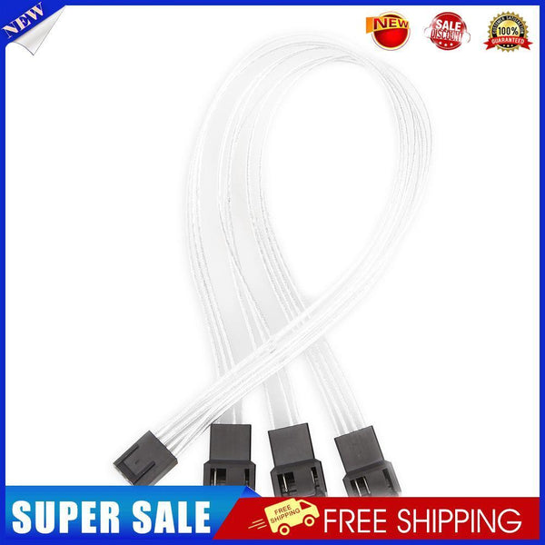 30cm 4Pin PWM Extension Cable 1 to 3 Way CPU Cooling Fan Splitter Adapter
