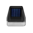 Solar Powered Led Garden Fence Lights Wall Step Outdoor Waterproof Lighting