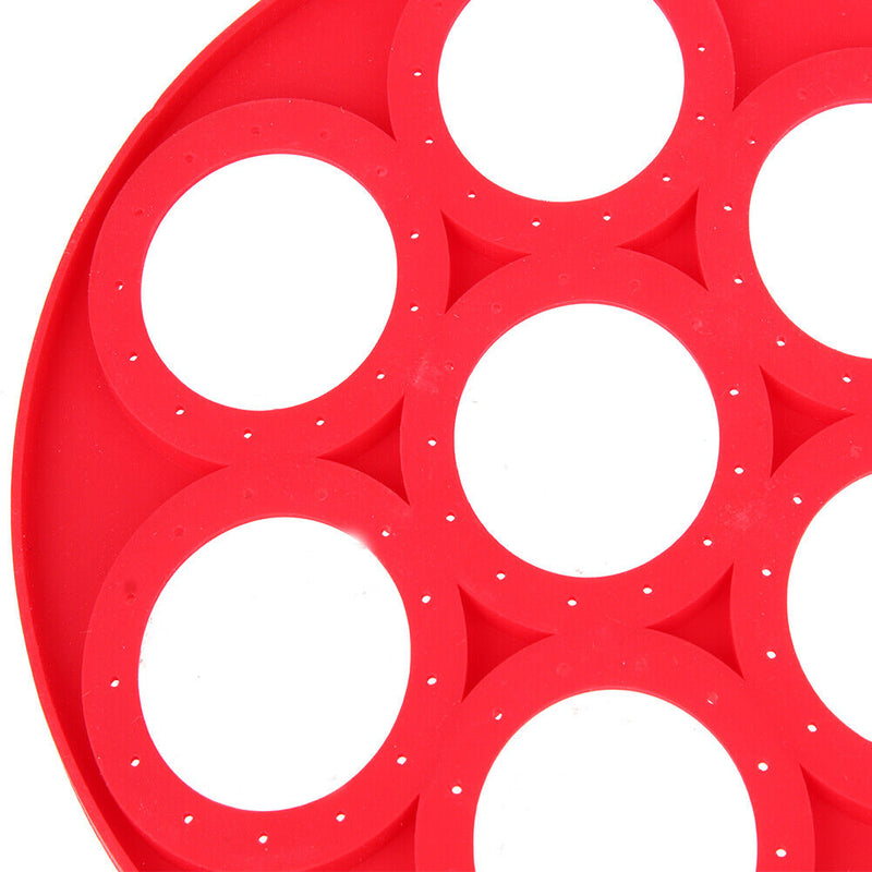 7 Holes Silicone Pancake Maker Creative Kitchen Fried Eggs Molds Nonstick