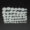 58 Pcs Plastic Gears Set Shaft Motor Gear Gearbox Robot Kits Craft