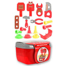 22pcs Portable Simulation Repair Toolbox Kit for Kindergarten Kids Children Toys
